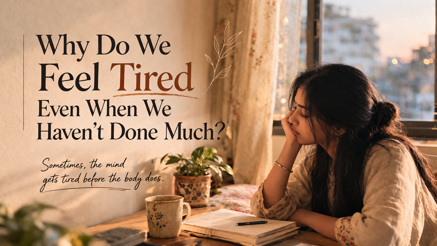 “Why Do We Feel Tired Even When We Haven’t Done Much?”