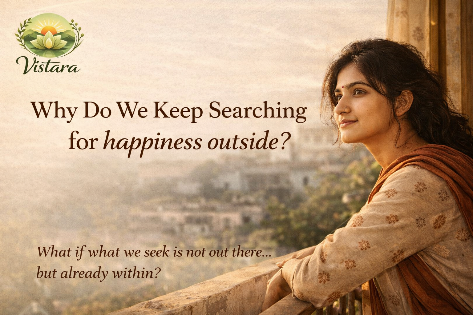 “Why Do We Keep Searching for Happiness Outside?”